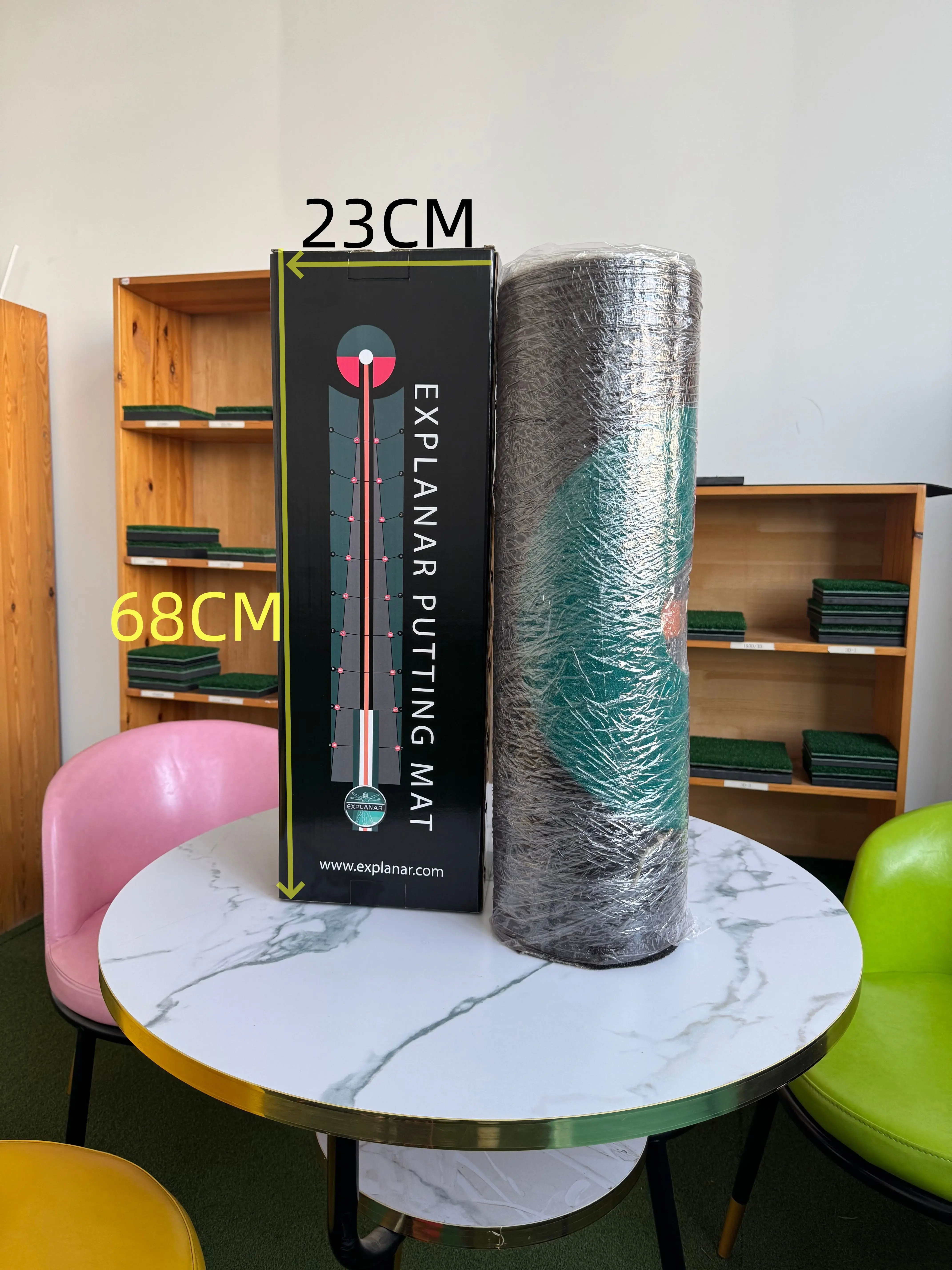 Portable Indoor Mini Golf Swing Pat Training Putting Practice Mat