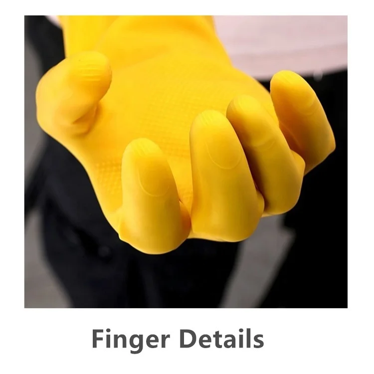 Wholesale guantes de latex waterproof household cleaning gloves