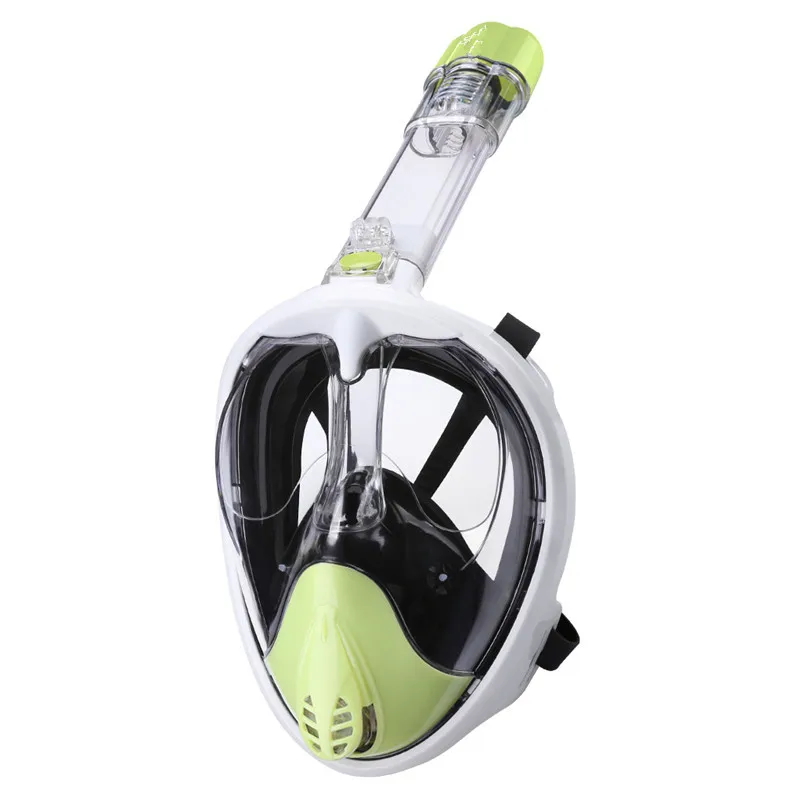Новинка, противотуманное водонепроницаемое оборудование для дайвинга, маска для дайвинга на все лицо с сухим верхом для подводного плавания