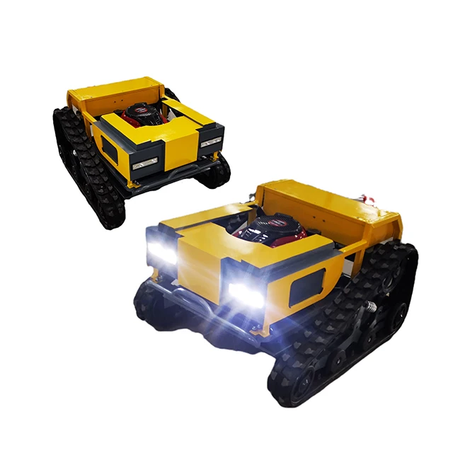 Four Wheel Drive Electric/Gas Remote Control Lawnmower single cylinder four stroke for weeding cutting grass weed