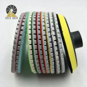 Soft diamond pads best quality diamond polishing pad for marble granite dry and wet polishing