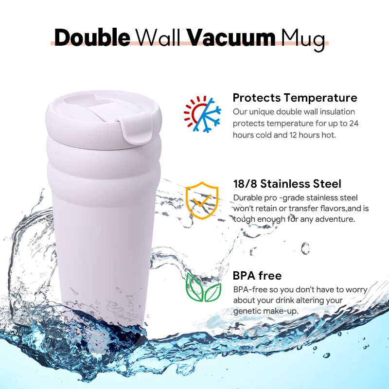 ODM 26oz Cloud Insulated Coffee Milk Accessory Direct Drink Lid Straw Eco-Friendly Disposable Customizable Logo Packaged Boxes