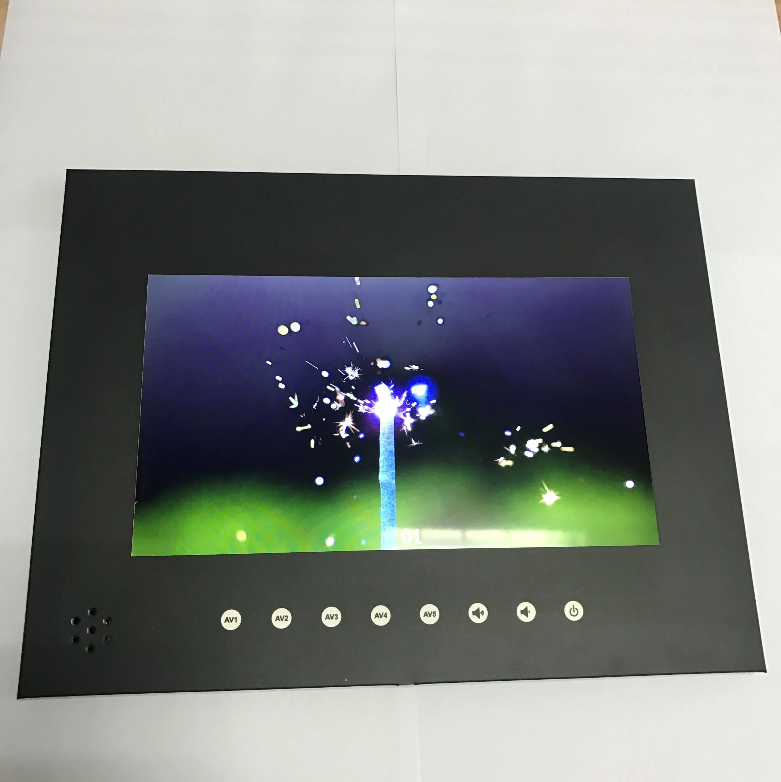 10.1 inch LCD screen video player wedding invitation birthday greeting brochure card