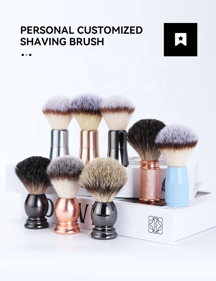 Good Quality Customized Private Label Mens Cleaning Brush Shaving Hair Brush