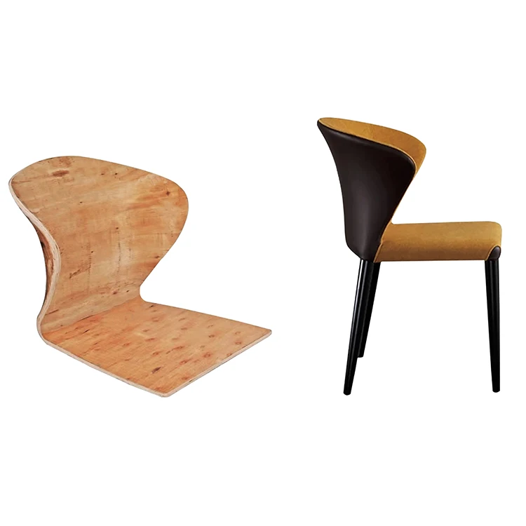 furniture office chair parts bent board wooden 10mm 12mm 15mm 20mm 25mm spare parts customize Eucalyptus plywood for chair