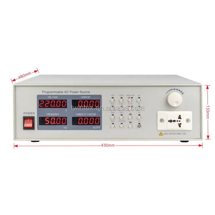  Twintex APS-5102 2KVA 110V 220V 300V лаборатории частотно-регулируемый СВАРОЧНЫЙ АППАРАТ IGBT программируемый одиночно фазный АС источник питания