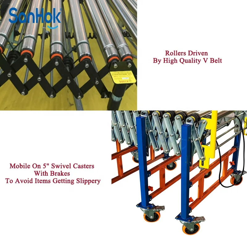 Solid And Durable Heavy Duty O-Ring Belt Flexible Powered Conveyors For Tea Bag Transport