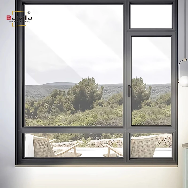 Double glass aluminum sliding window with net design living room building materials best aluminum sliding windows