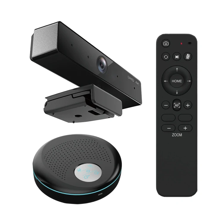 Noise Reduction Function Microphone 4K Hd Zoom Camera Auto Tracking Usb Webcam Conference Equipment