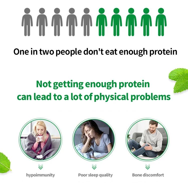 Customized Soy Protein Powder solid drink herb daily health food supplement for female and adult