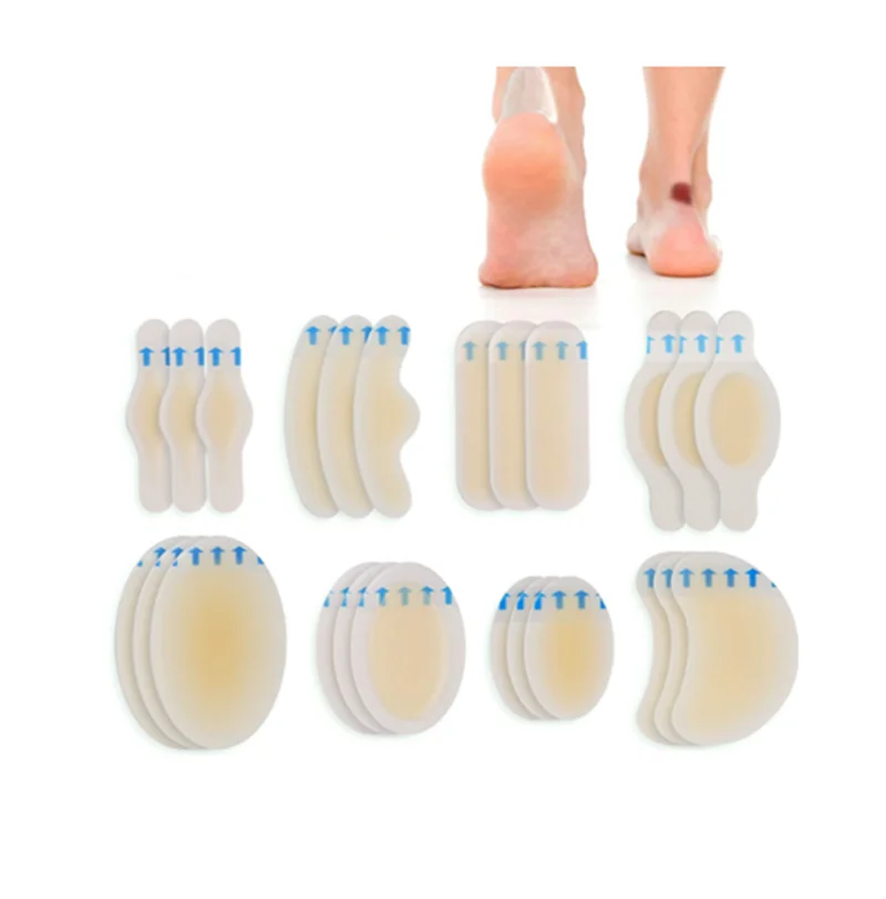 Hydrocolloid Heel Stickers Foot Patch Heel Dressing Blister Plasters Bandage
