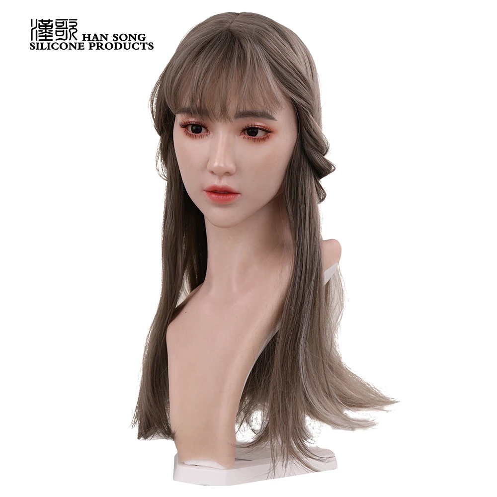Silicone Simulation Head Model TC25 Hat and Jewelry Display Scarf Accessories Display Wig Display