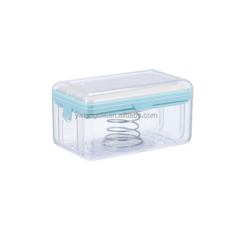 New  Multifunctional 2 in 1 Spring Drain Soap Box Stand Plastic Household Dish Soap Storage box for Foaming