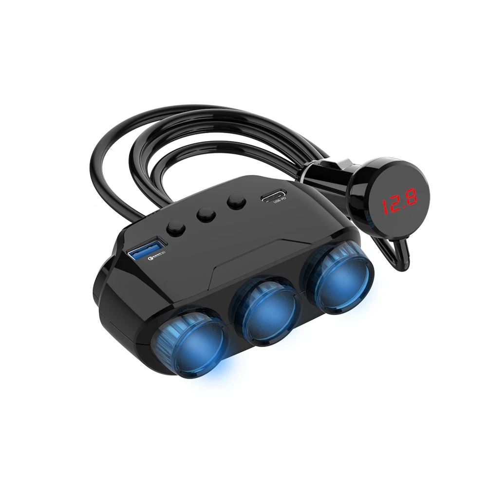 Car Cigarette Lighter Socket Car Adapter Plug Fast Charging Car Charger