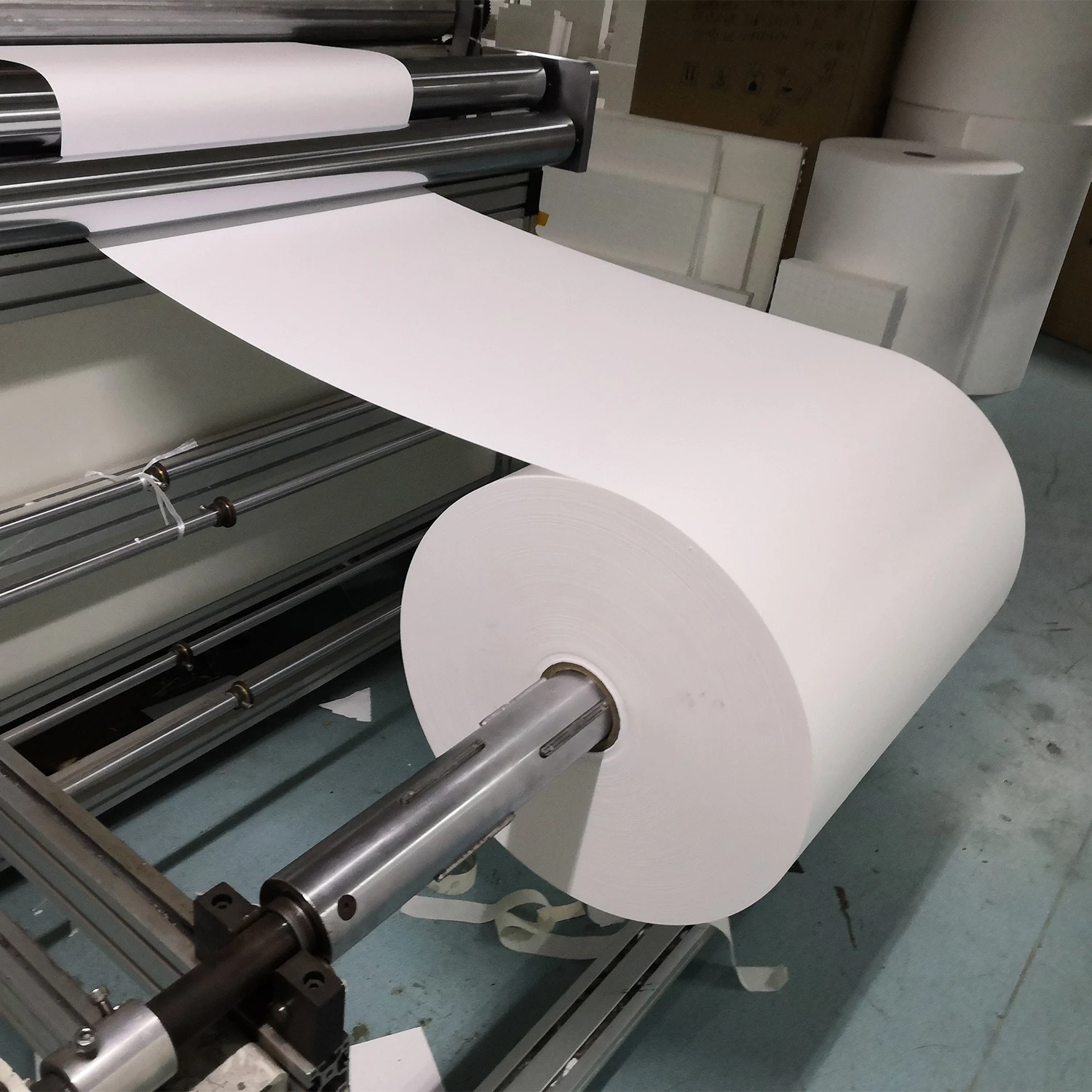 ASHRAE Air System Fiberglass Air Filter Media Roll For HEPA