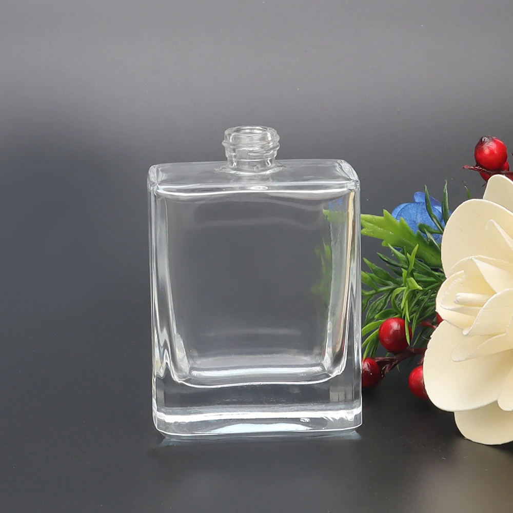 OEM ODM Luxury 50ml Cologne Empty Frosted White Matte Black Clear Glass Men Perfume Bottles for Men
