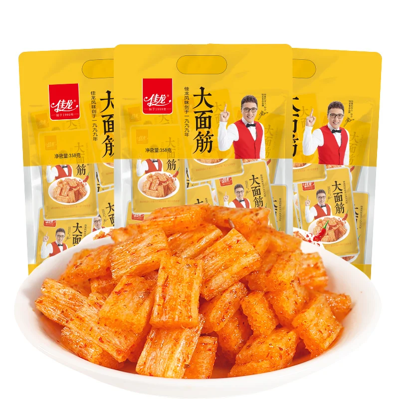 Wholesale Traditional Food Spicy Sticks Chinese Snacks Latiao 358g/bag