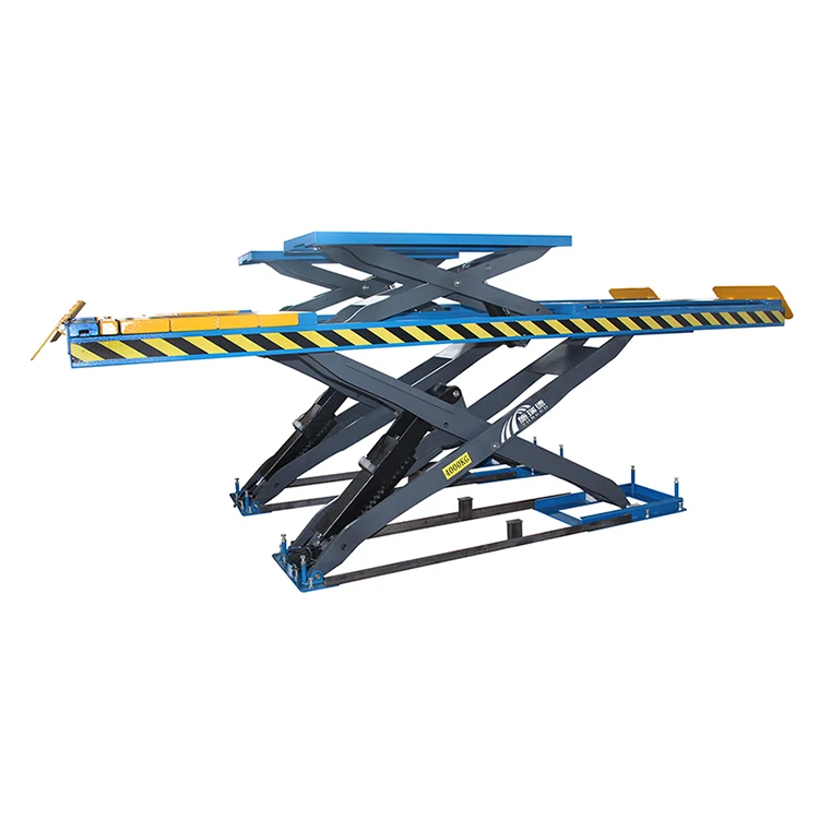 SM-D40DC 380V main-sub scissor lift vehicle equipment car lifts underground type lift weight 4T with CE