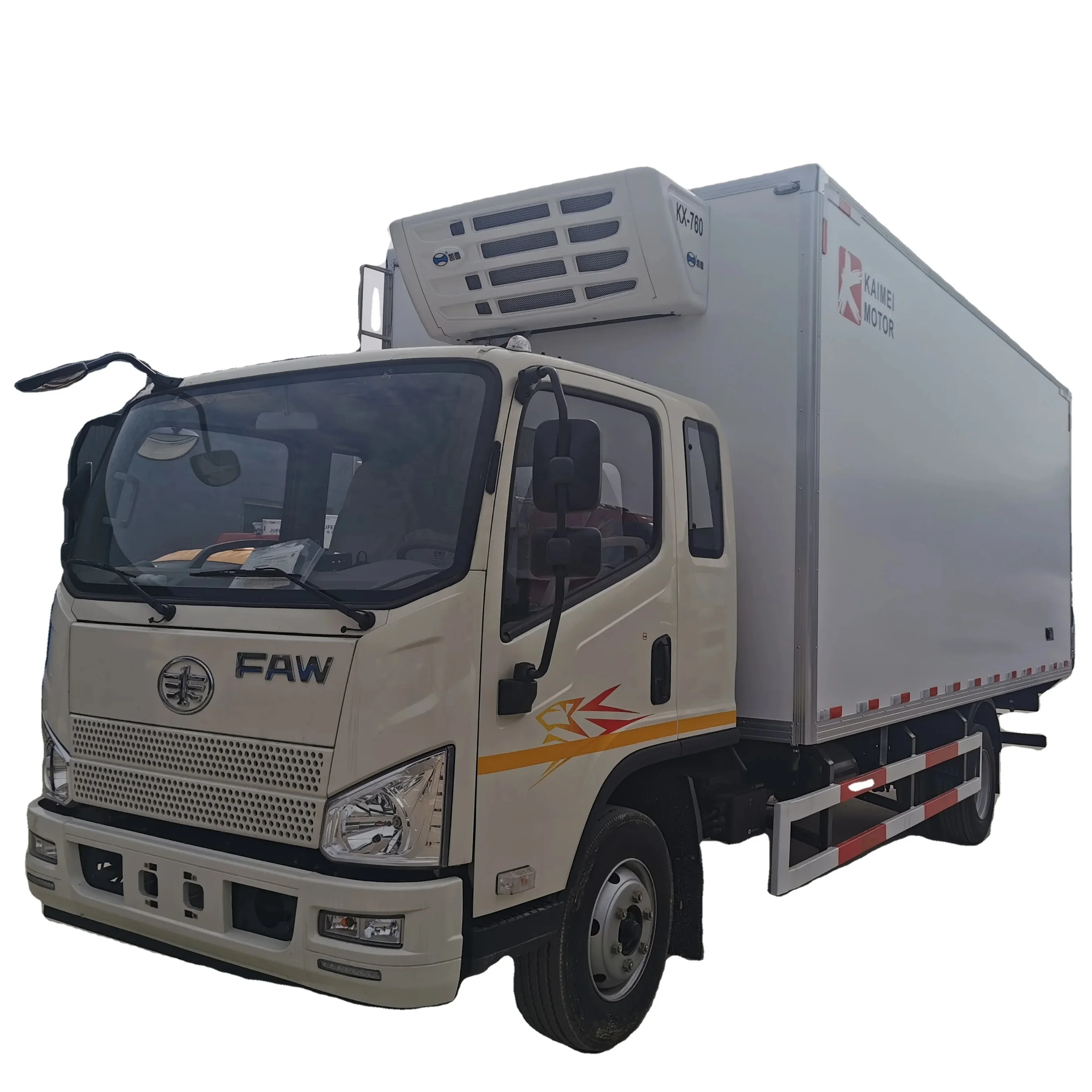 hot sale FAW  refrigerated Van Truck  mini refrigerated trucks