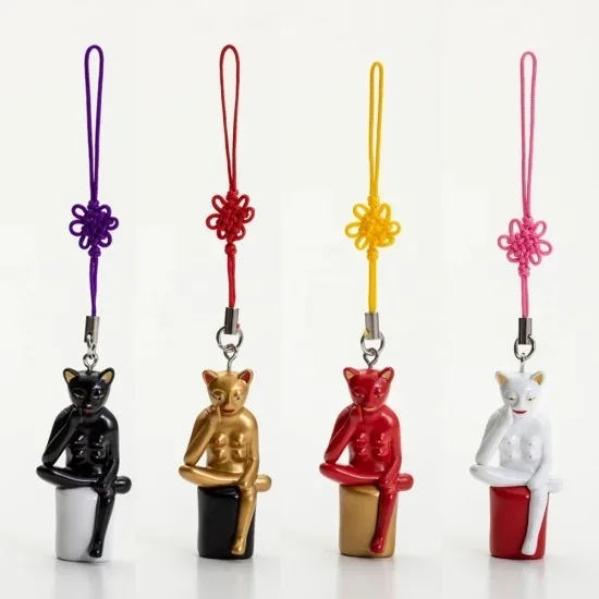 Tadanori Yokoo Art Keychain Japanese Personalized Japan Special Creative Other Keychain Decorative Craft Desktop art toy