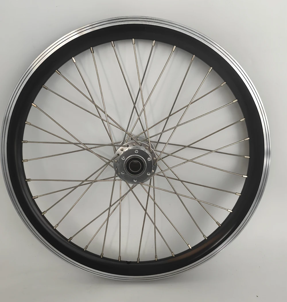 Spoke rear wheel 20inch with hub fit for disc brake, bicycle wheel rim