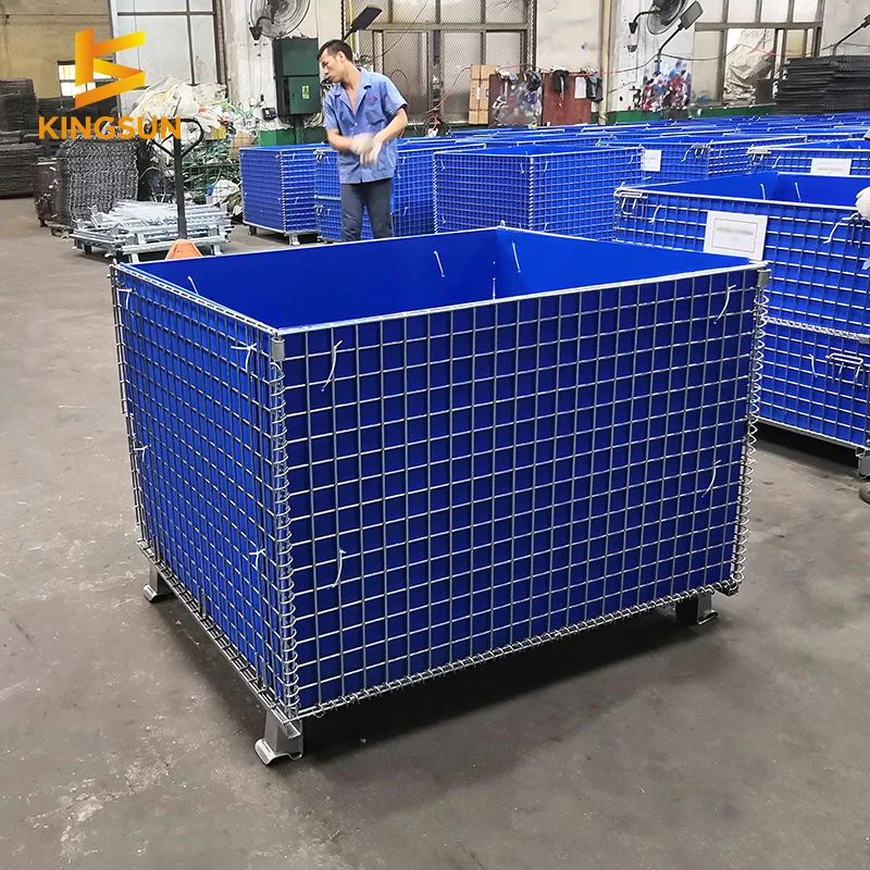 China KingSun specialized customized turnover cage storage cage design and production