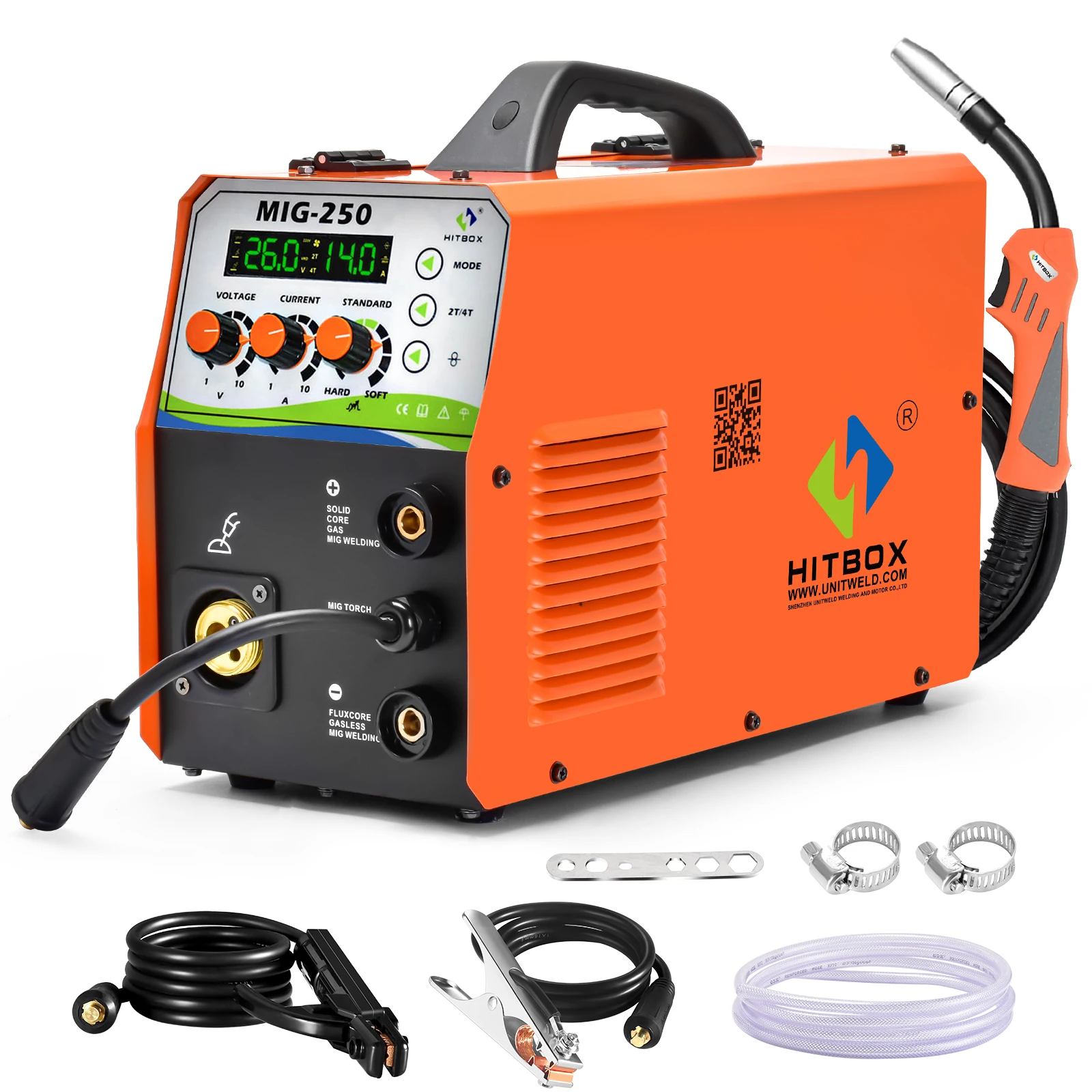 MIG/MAG WELDER MIG-250 TRASNFORMA TYPE DC PROFESSIONAL