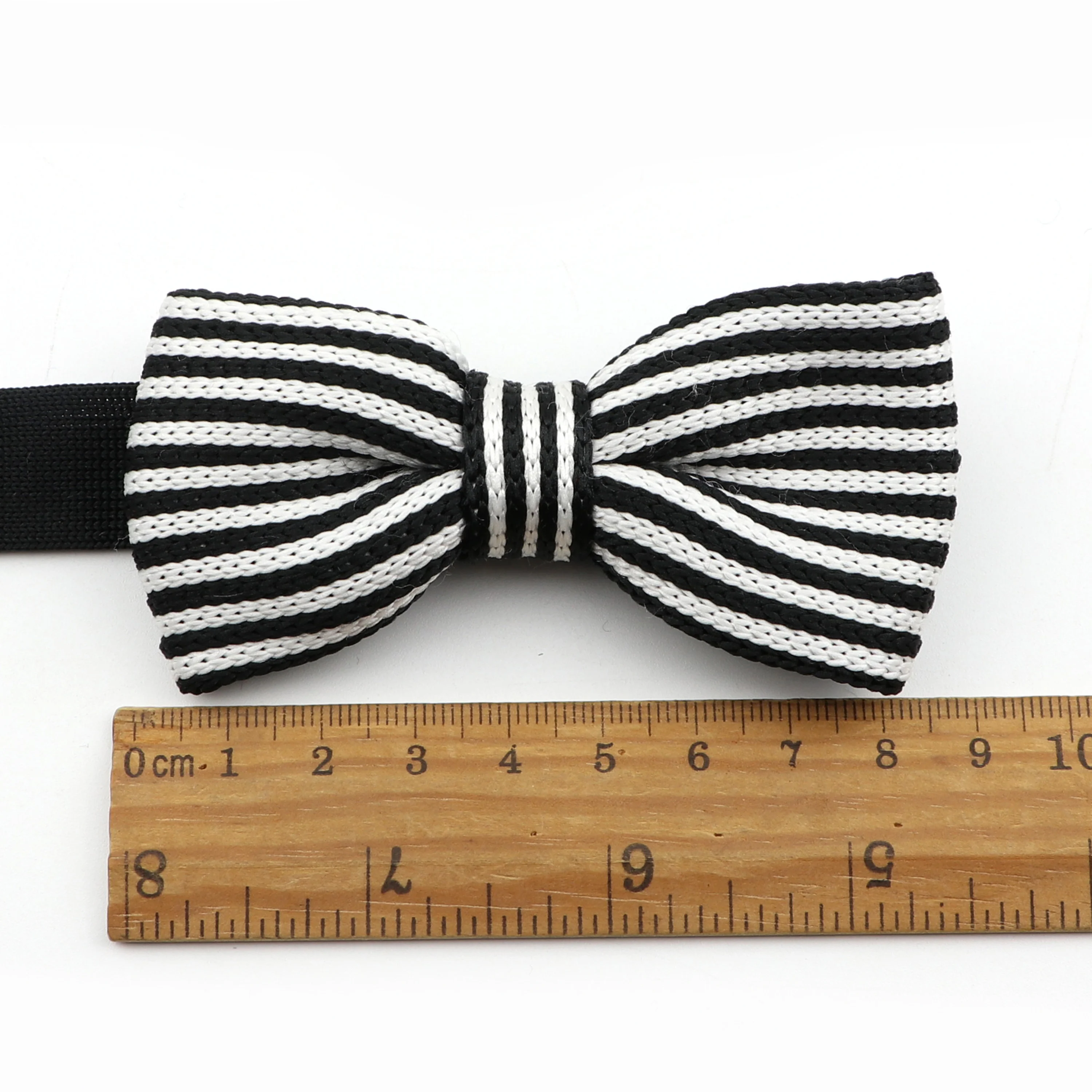 Fashion Single Deck Children Solid Color Bowknot Lovely Knit Bowtie Adjustable Neckwear Designer Knitting Kid Butterfly Bow Tie
