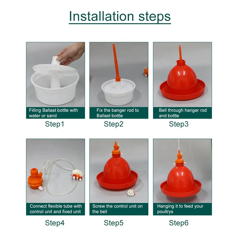 Factory Supply Plastic Automatic Economy Water Abreuvoir automatiques pour Poulet For Livestock Breeding