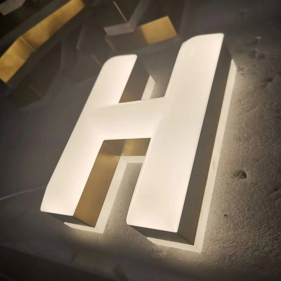 Custom advertising Light outdoor shop sign waterproof advertising led modules 3D sign light box advertising sign 3d acrylic