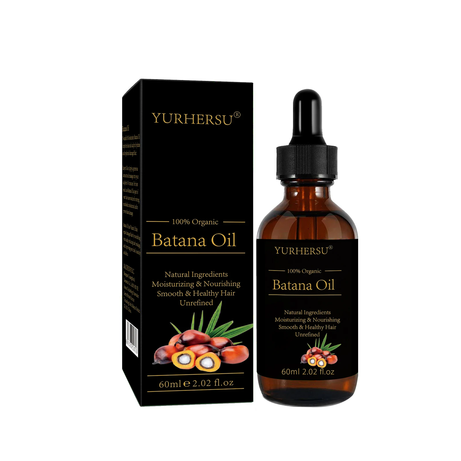 Private Label Organic Bulk Raw Batana Oil Pure Organic Natural 100% Batana Hair Growth Oil Serum