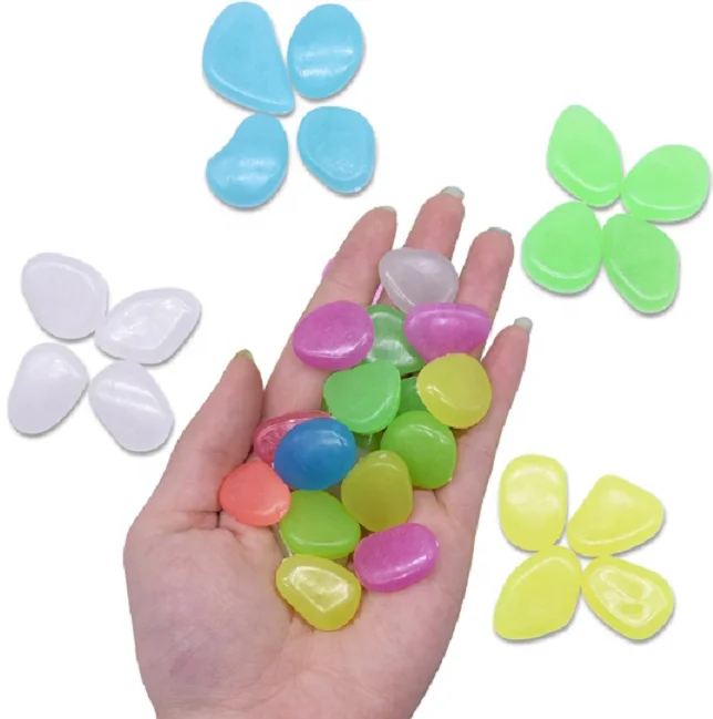 High Quality Luminous Glowing Garden Pebble Stone