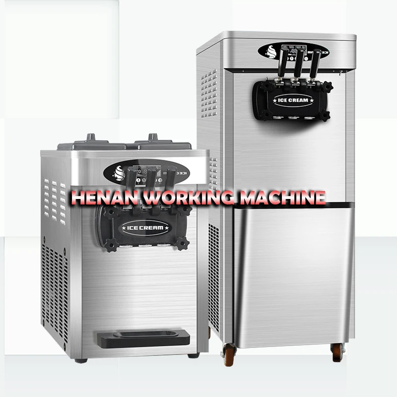 sri lanka automatic commercial 3 flavor soft serve 18lh rental roll ice cream ice-cream filling vending making maker machine