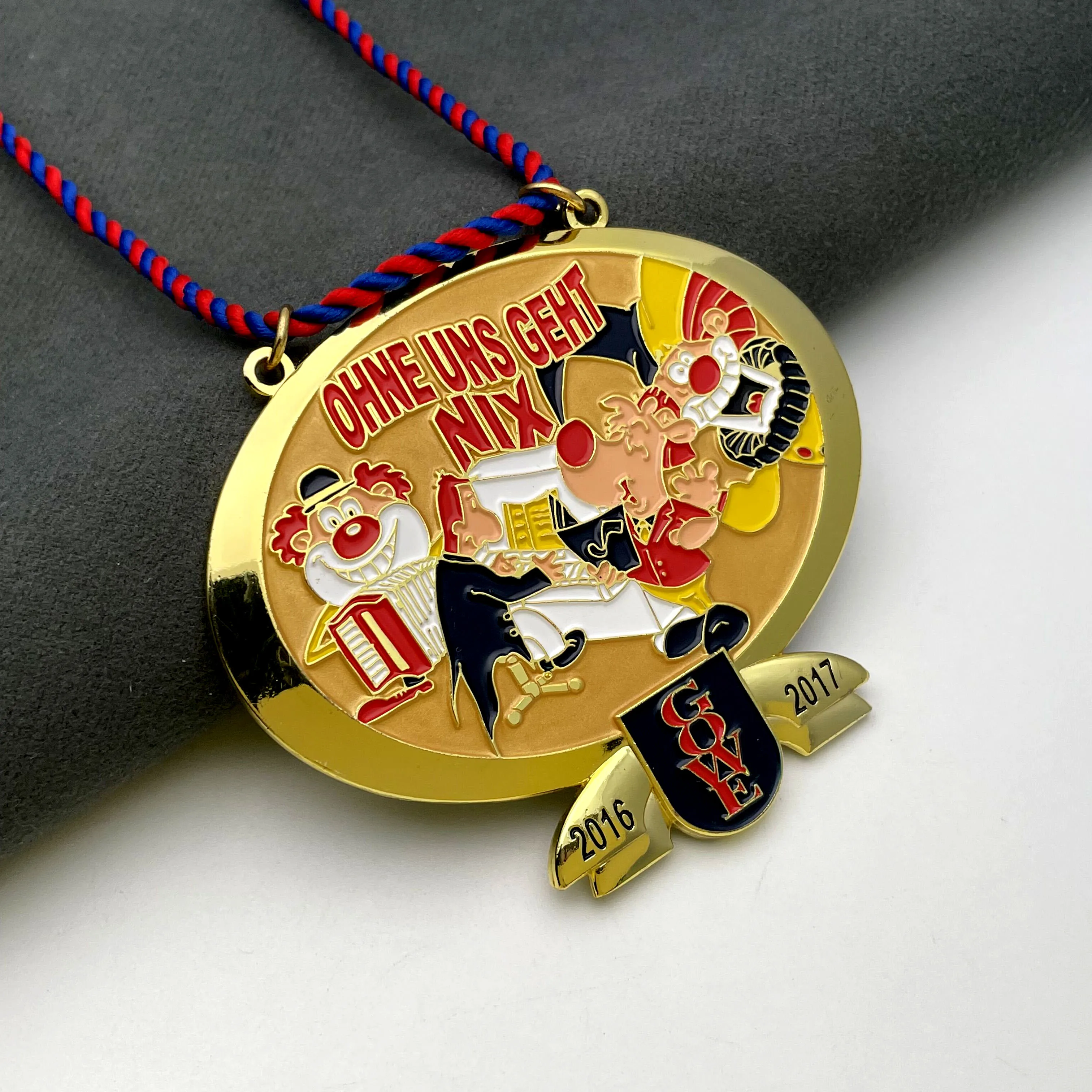 Custom Metal Plain Logo Awards medals and trophies Classic Cricket football medals