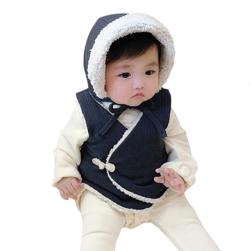 Ins Shaolin Spring Retro Space Cotton Vest Children Vest Baby Cotton-padded Jacket Wholesale