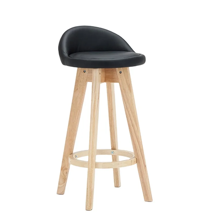 Кофейни стулья и столы деревянный барный стул Кофейни кожаные стулья