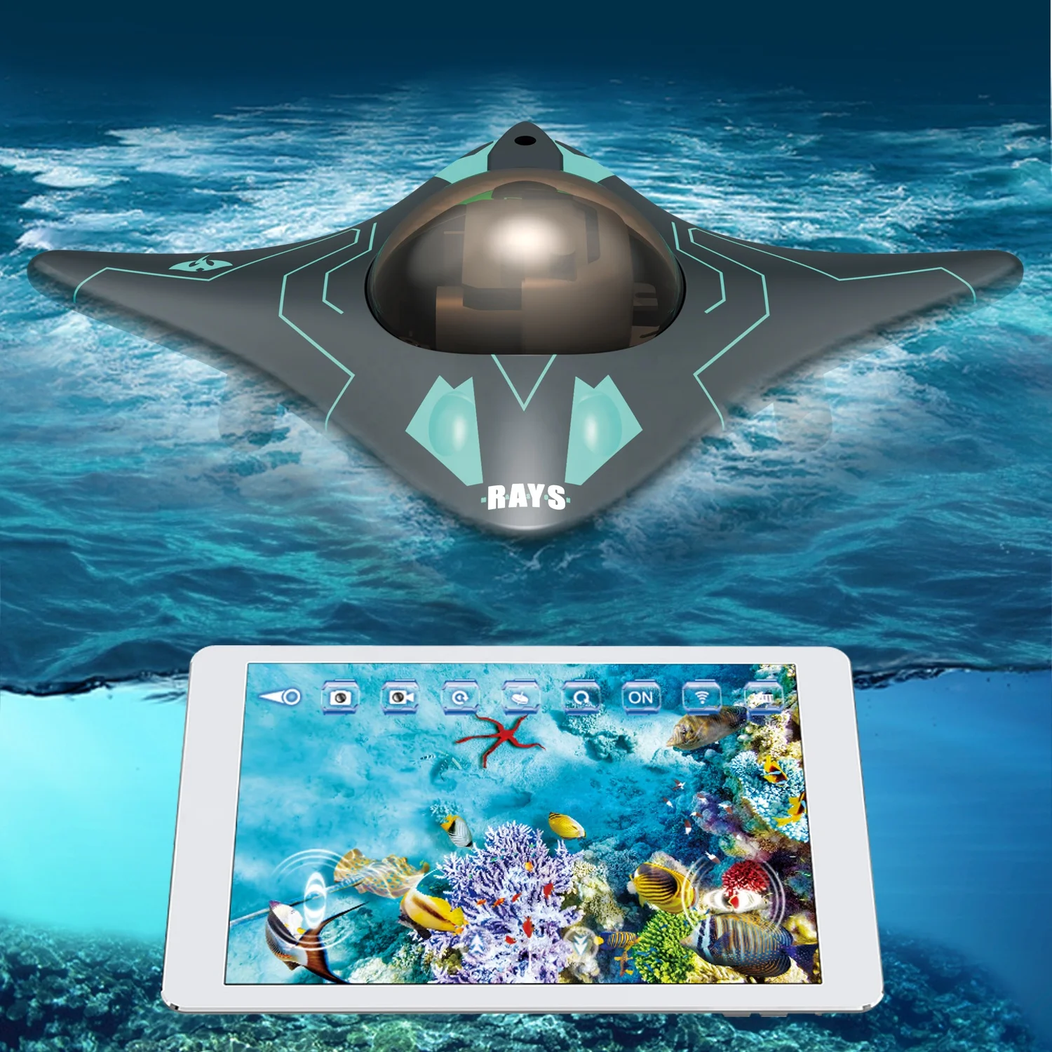 Mobile Remote Control Spy Boat APP Control Wifi Wireless Gravity Sense Induction Video Taking RC Camera Ship Toys For Kids