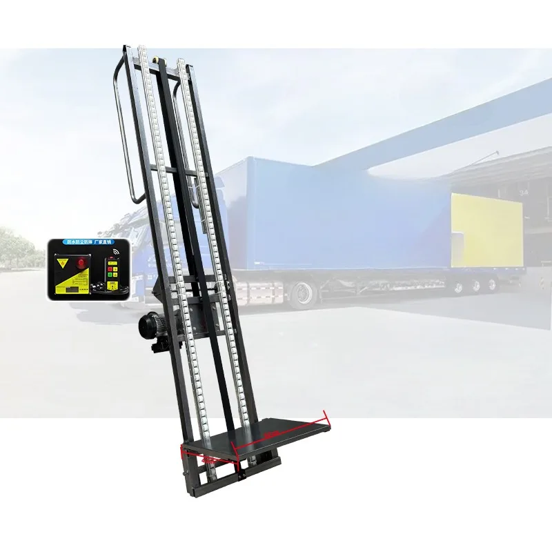 Automatic loading aluminum film glass lifting machine construction site brick pulling electric vehicle folding lift