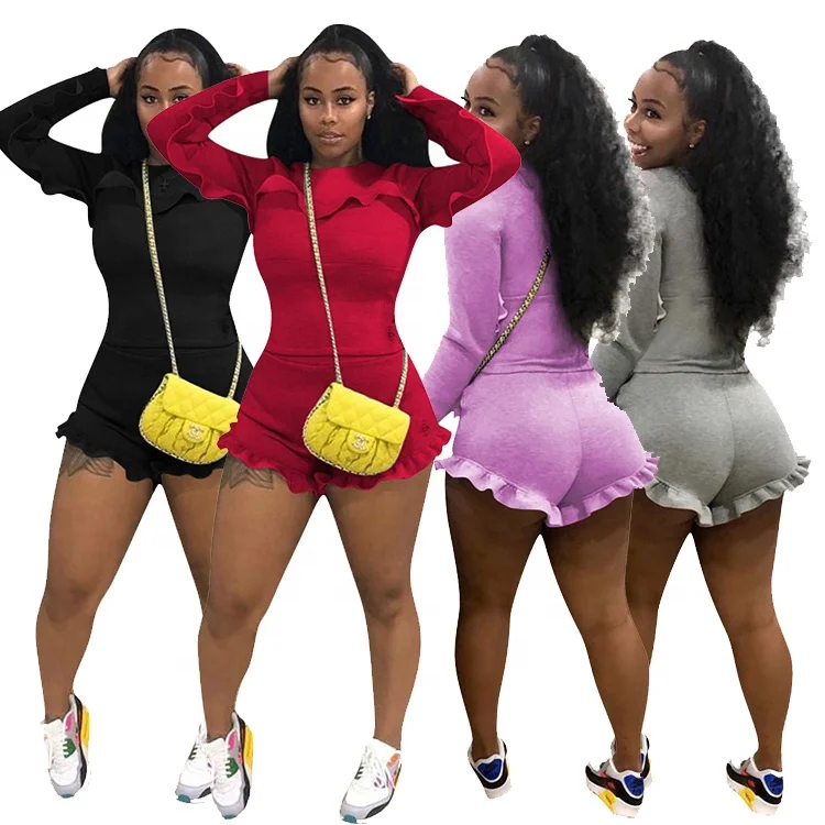 
EB-2021011676 new arrivals two piece short set women clothing 2021 lounge wear 