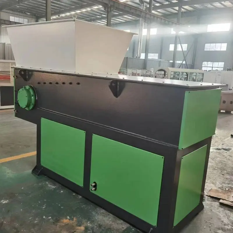 Greenlandplast large Plastic waste shredder single shaft strong crushing plastic machine crusher