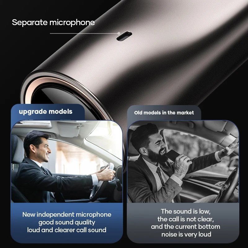 2021 Car Blue Tooth Audio Receiver Adapter Aluminum Alloy TF 3.5mm Aux Cable BT5.0 Car Wireless Music Receiver For Car Audio