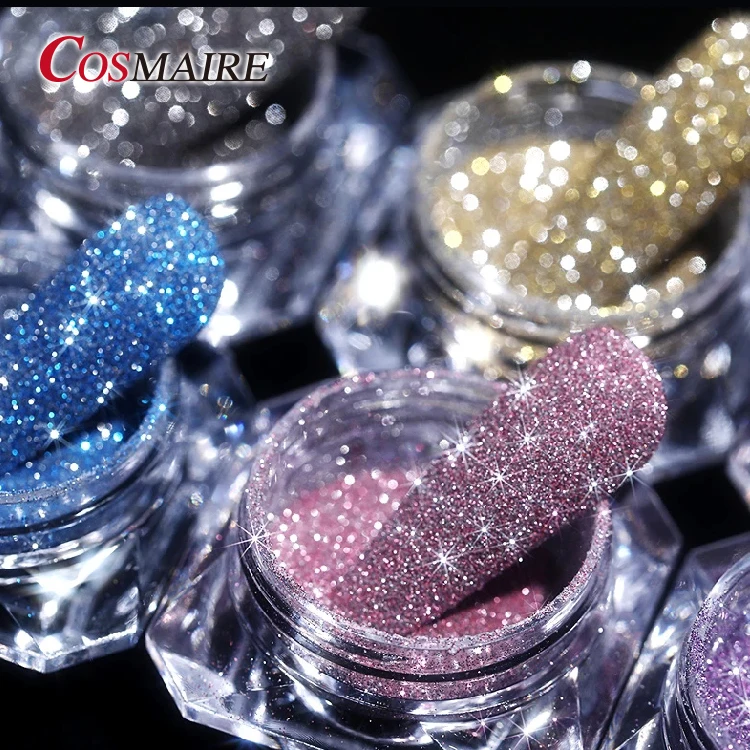 Super Flash Sequin Acrylic Nail Prism Powder Micro Diamond Glitter