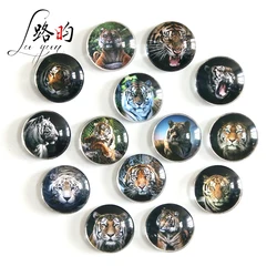 Персонализированный Магнит на холодильник LY Dome 3d для сувениров, африканская трава, тигр