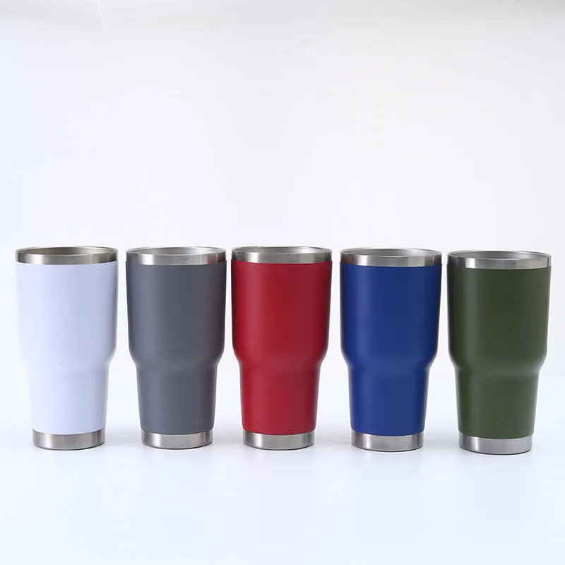 30oz Stainless Steel Tumbler, Double Wall Vacuum Insulated Travel Mug Tumbler, Durable Insulated Coffee Mug