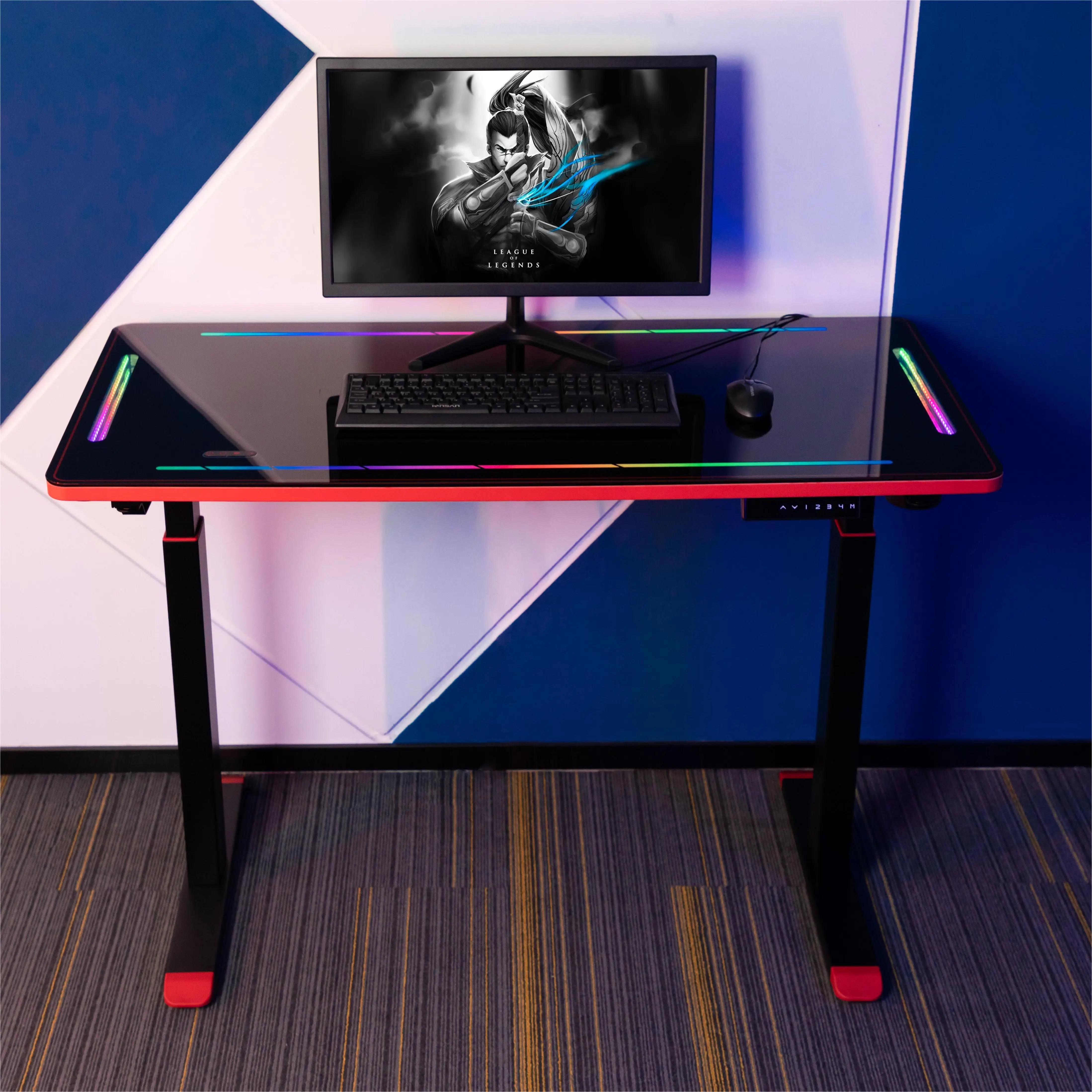 Стол стоячий четыре ножки столов для компьютерного стола с регулируемой высотой игровой стол для студентов