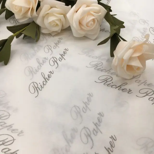 golden print craft/present/clothing/shoes/gift black wrapping tissue Paper