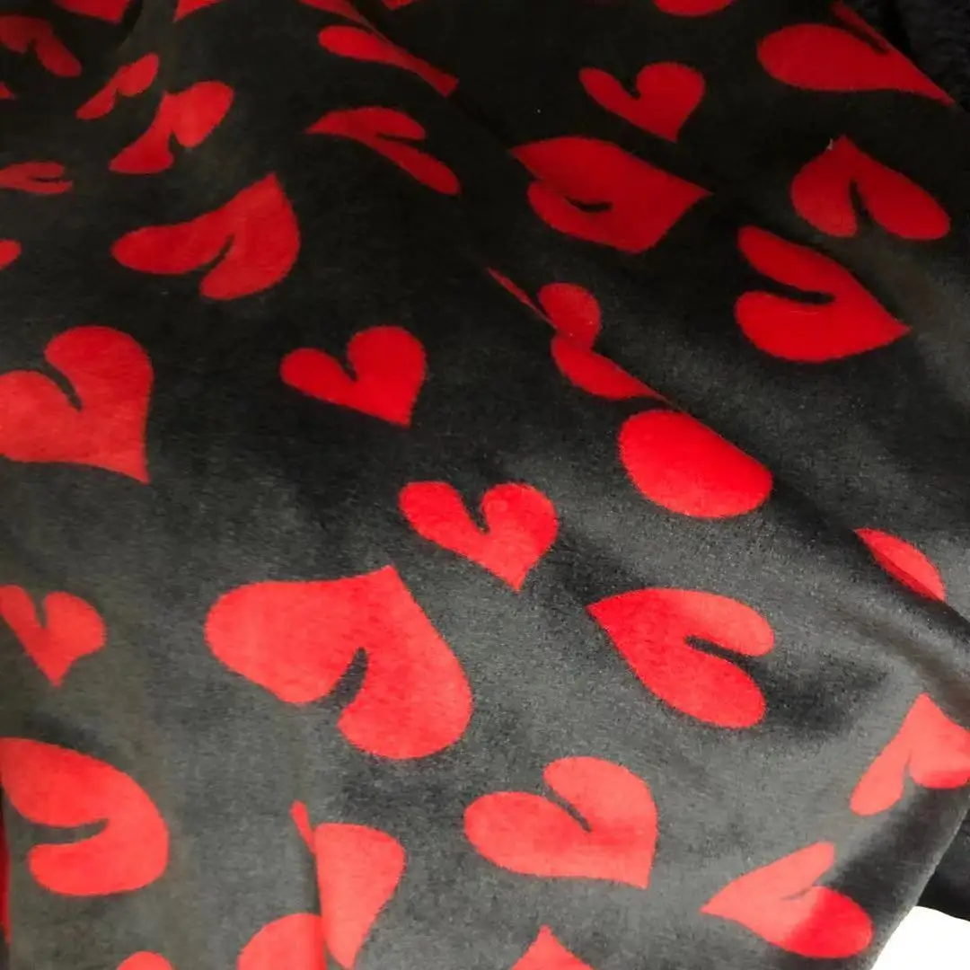 3D new design flannel fleece fabric cutting fabric and backside printing 320 gsm china flannel blanket