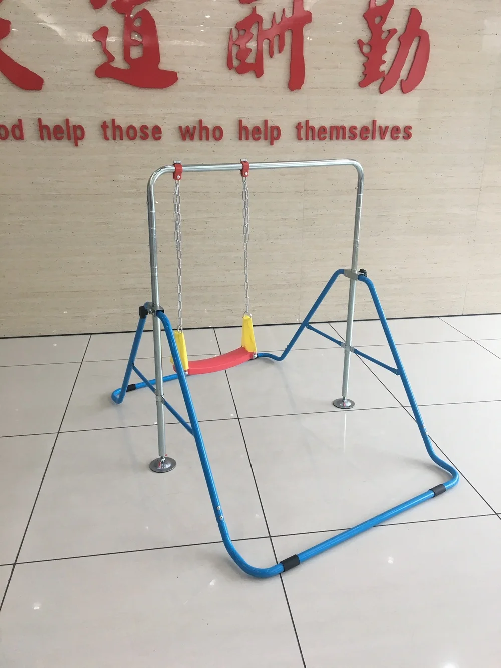 Hot New Kid Gym Equipment Horizontal Bar  Wings Indoor Kids Playground Gymnastic Bar Pull Up Bar for Children