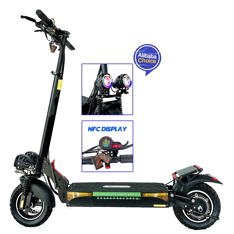 EU US warehouse freeshipping motor 800w  foldable electric scooter with 10-inch off-road air tire