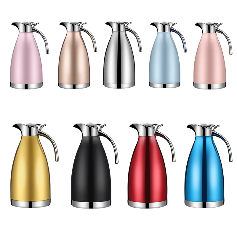 
Wholesale customizable high quality 1.5L 2.0L double wall vacuum stainless steel thermos flask with removable lid 